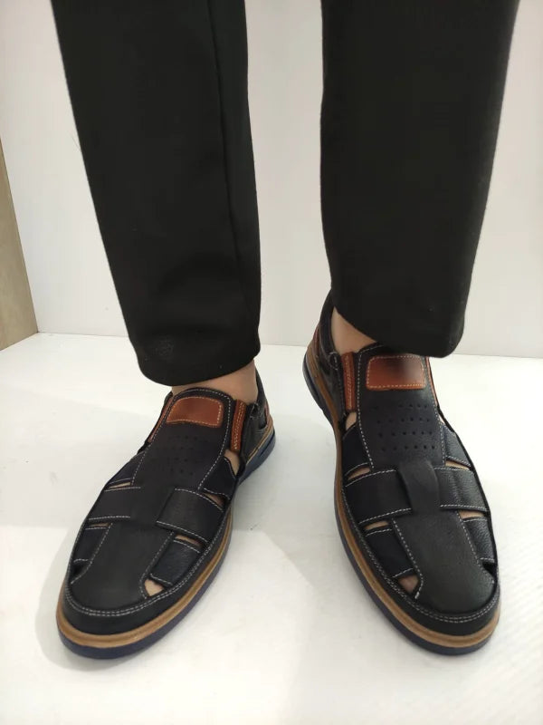 PANTOFI PERFORATI BARBATI BIO FLEX 777 - imagine 4
