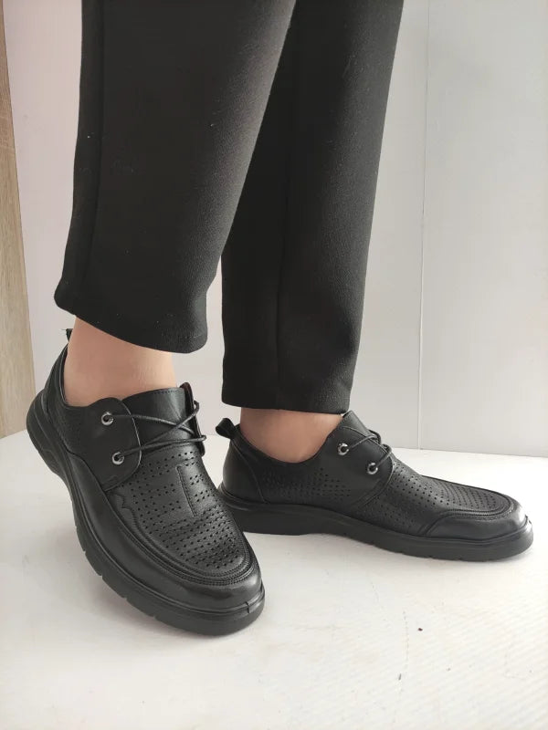PANTOFI PERFORATI BARBATI MELS 883-L17 NEGRI - imagine 10