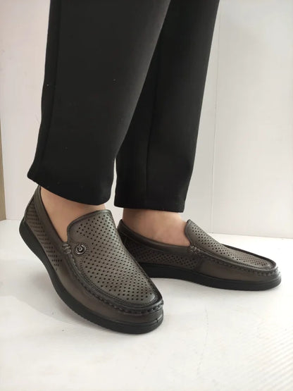 PANTOFI PERFORATI BARBATI MELS 891-L008 GREY