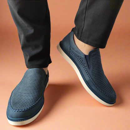 PANTOFI PERFORATI BARBATI MELS Z1248703-5 BLEUMARIN