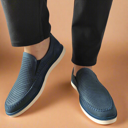 PANTOFI PERFORATI BARBATI MELS Z1248703-5 BLEUMARIN