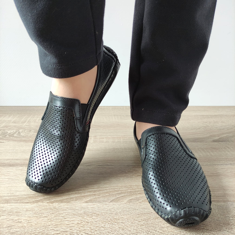 PANTOFI PERFORATI BARBATI PIKOLINOS 09Z-3100 NEGRI - imagine 4