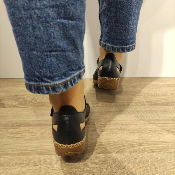 PANTOFI PERFORAȚI CASUAL DAMĂ RIEKER 41399-14 - imagine 4