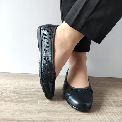 PANTOFI PERFORATI DAMA CAPRICE 22151-42 BLEUMARIN