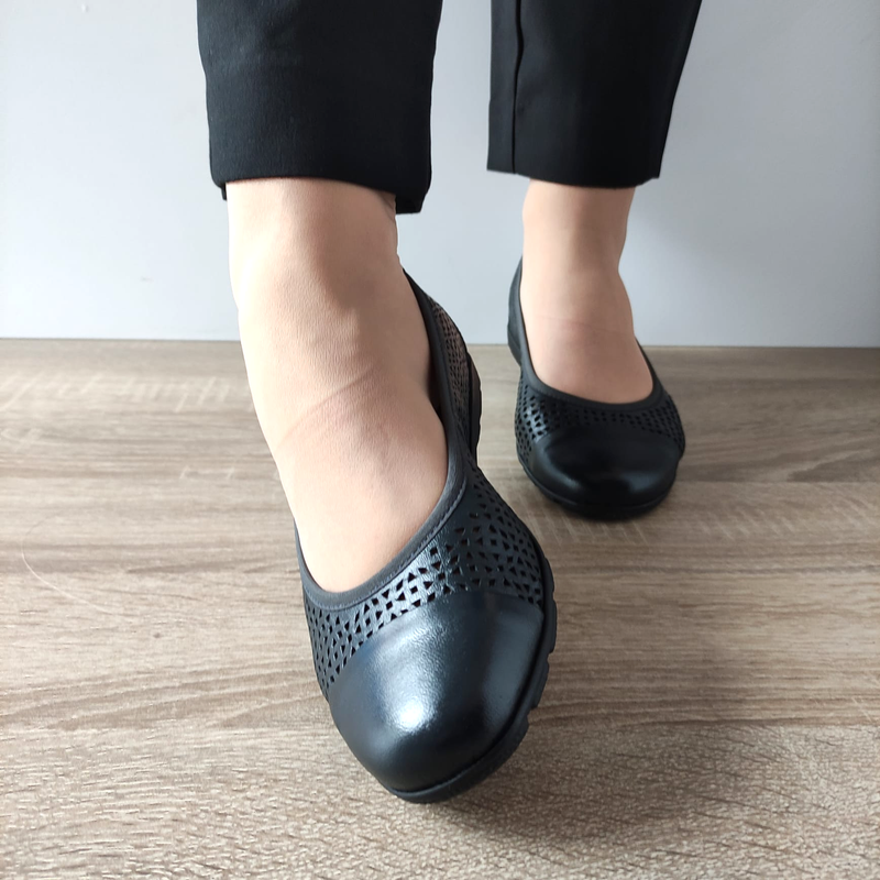 PANTOFI PERFORATI DAMA CAPRICE 22151-42 BLEUMARIN - imagine 5
