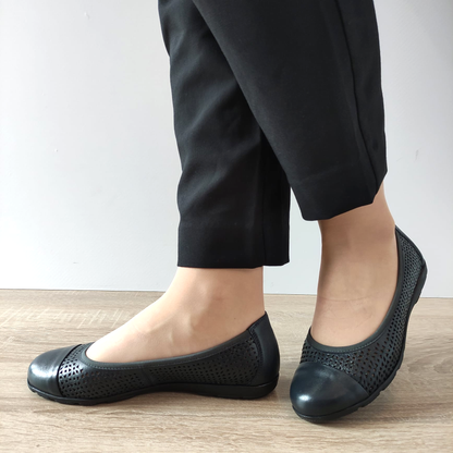 PANTOFI PERFORATI DAMA CAPRICE 22151-42 BLEUMARIN