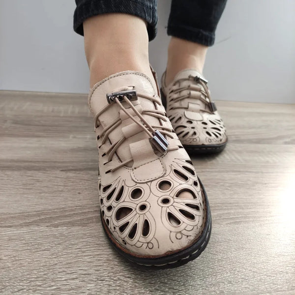 PANTOFI PERFORATI DAMA DOGATI 1154-1 BEJ - imagine 3
