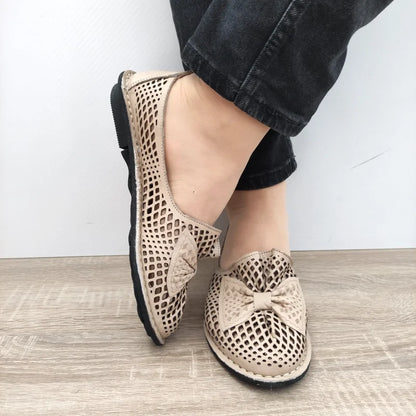 PANTOFI PERFORATI DAMA DOGATI 6670-01 BEJ
