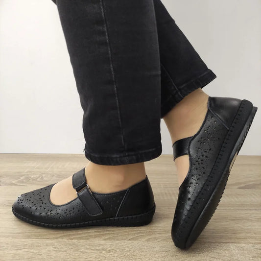 PANTOFI PERFORATI DAMA MARIA CONTI B924264 NEGRI