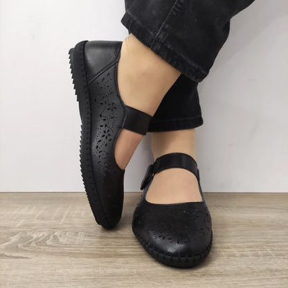 PANTOFI PERFORATI DAMA MARIA CONTI B924264 NEGRI