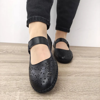 PANTOFI PERFORATI DAMA MARIA CONTI B924264 NEGRI