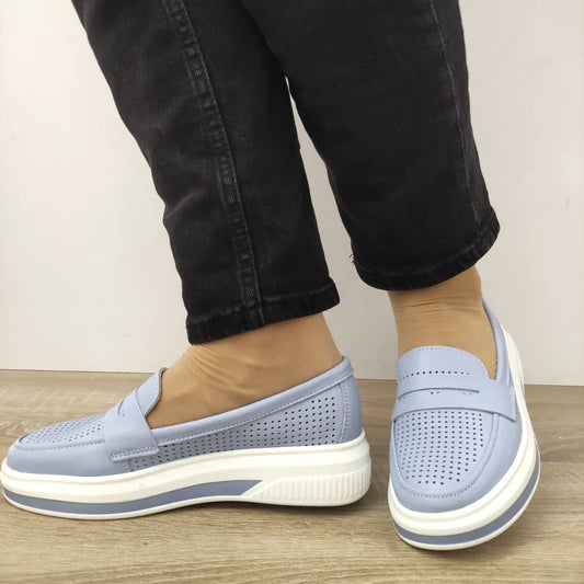 PANTOFI PERFORATI DAMA MARIA CONTI B929724 BLEU