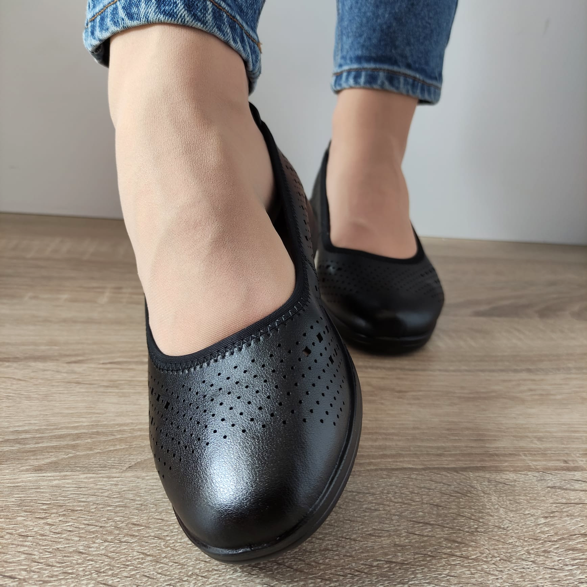 PANTOFI PERFORATI DAMA PASS 540009C 01-N NEGRI - imagine 4