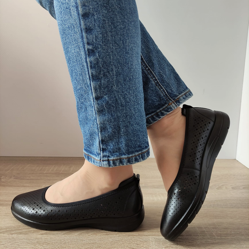PANTOFI PERFORATI DAMA PASS 540009C 01-N NEGRI - imagine 5