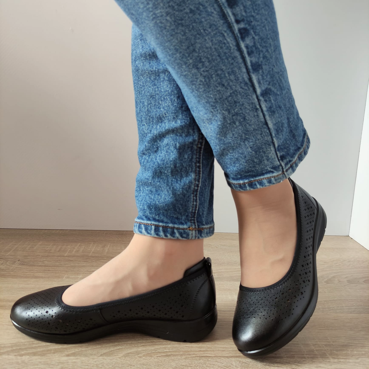 PANTOFI PERFORATI DAMA PASS 540009C 01-N NEGRI - imagine 2