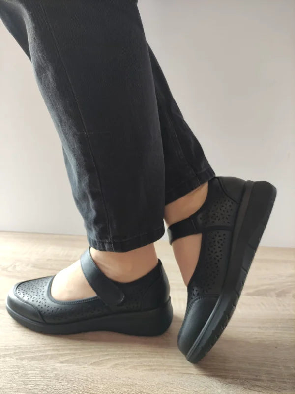 PANTOFI CASUAL PERFORATI DAMA PASS 860022A 01-N NEGRI