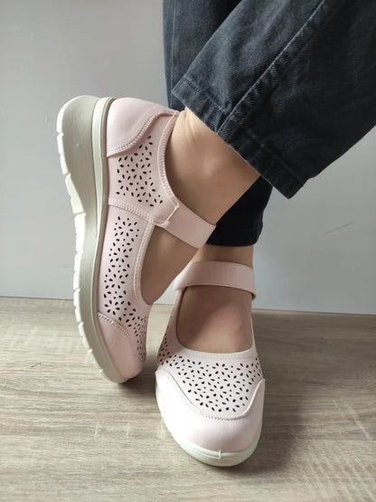 PANTOFI CASUAL PERFORATI DAMA PASS 860022C C5-N ROZ NUDE
