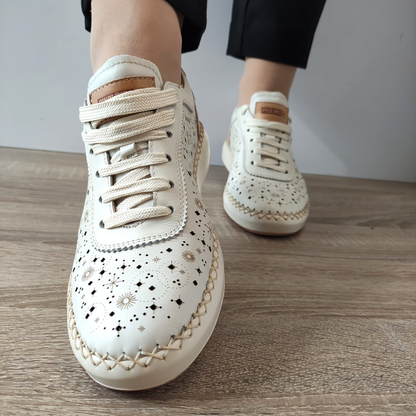 PANTOFI PERFORATI DAMA PIKOLINOS W6B-6515C1 BEJ NATA