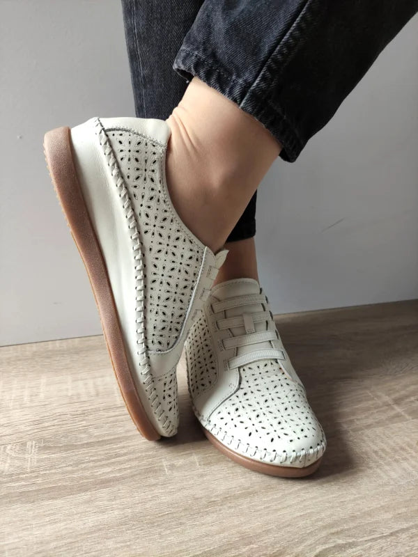 PANTOFI CASUALPERFORATI DAMA PIKOLINOS W8K-4890 BEJ - imagine 3