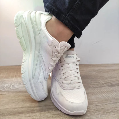 PANTOFI SPORT DAMA SKECHERS 158590 OFF WHITE