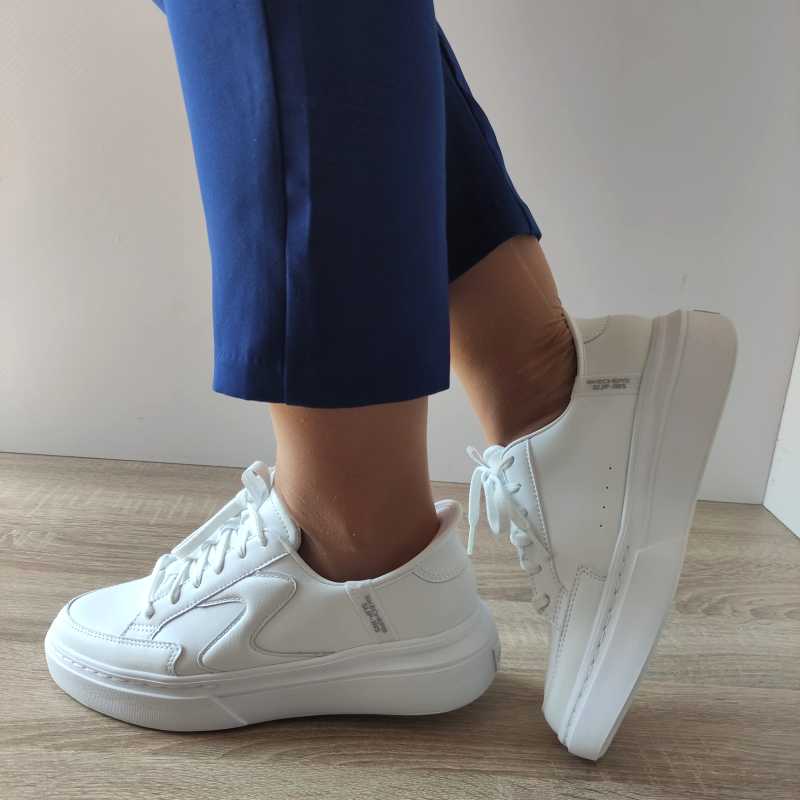 PANTOFI SPORT ADOLESCENTI SKECHERS 18508 WHT