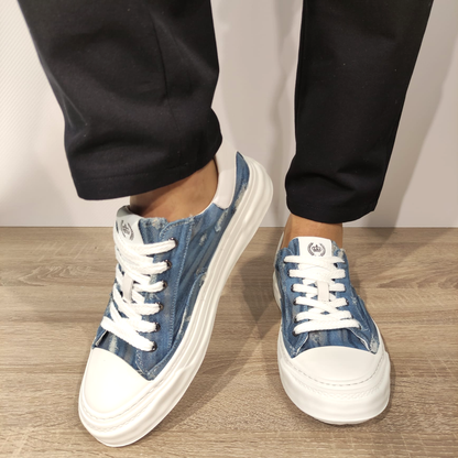 PANTOFI SPORT BARBATI FRANCO GERARDO 2229 ALBASTRI