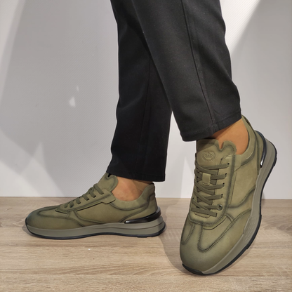 PANTOFI SPORT BARBATI FRANCO GERARDO 8606 OLIVE