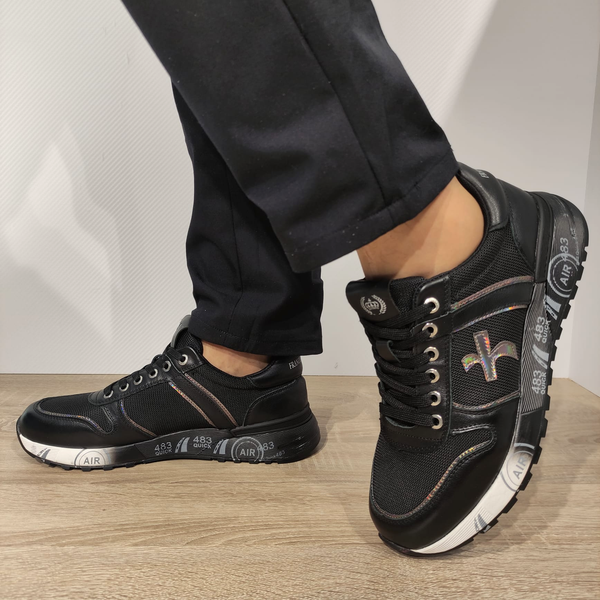 PANTOFI SPORT BARBATI FRANCO GERARDO 9010 NEGRI - imagine 2