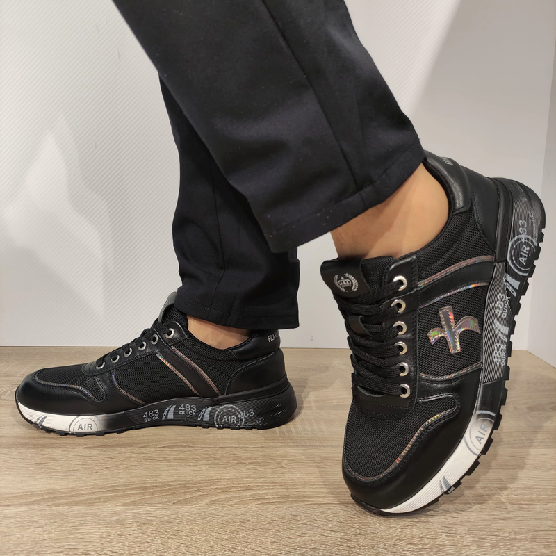 PANTOFI SPORT BARBATI FRANCO GERARDO 9010 NEGRI - imagine 2