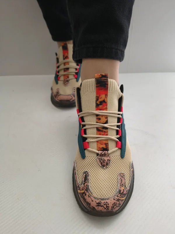 PANTOFI SPORT DAMA / BARBATI FRANCO GERARDO TF505W APRICOT VERDE