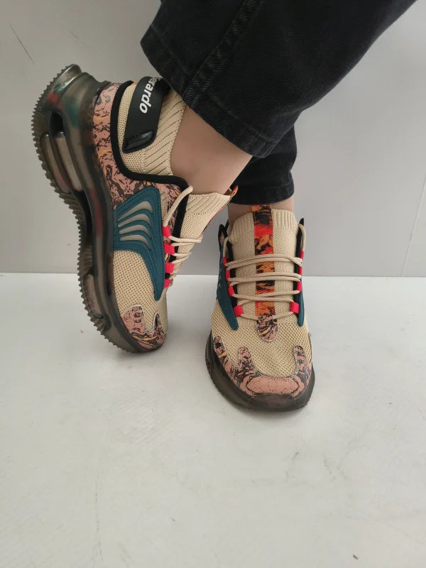 PANTOFI SPORT DAMA / BARBATI FRANCO GERARDO TF505W APRICOT VERDE