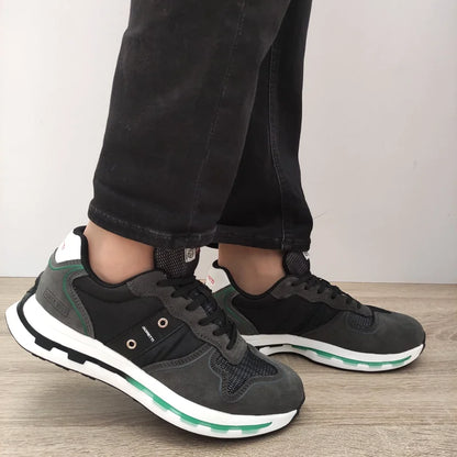 PANTOFI SPORT BARBATI GORETTI 30160 NEGRI CU GRI
