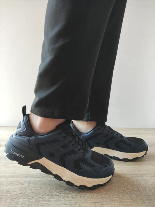 PANTOFI SPORT BARBATI GORETTI B100-CL27688 NAVY