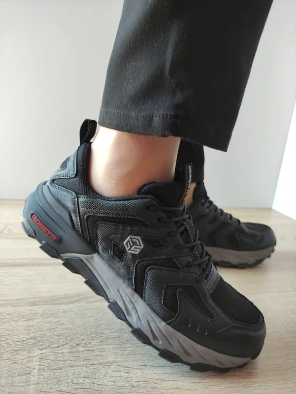 PANTOFI SPORT BARBATI GORETTI B100-CL27688 NEGRI