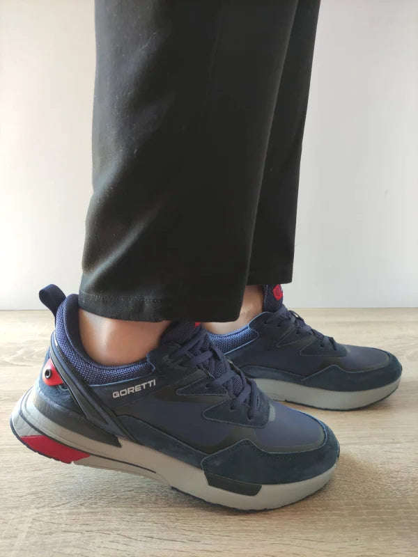 PANTOFI SPORT BARBATI GORETTI B100-CL28002 NAVY - imagine 5