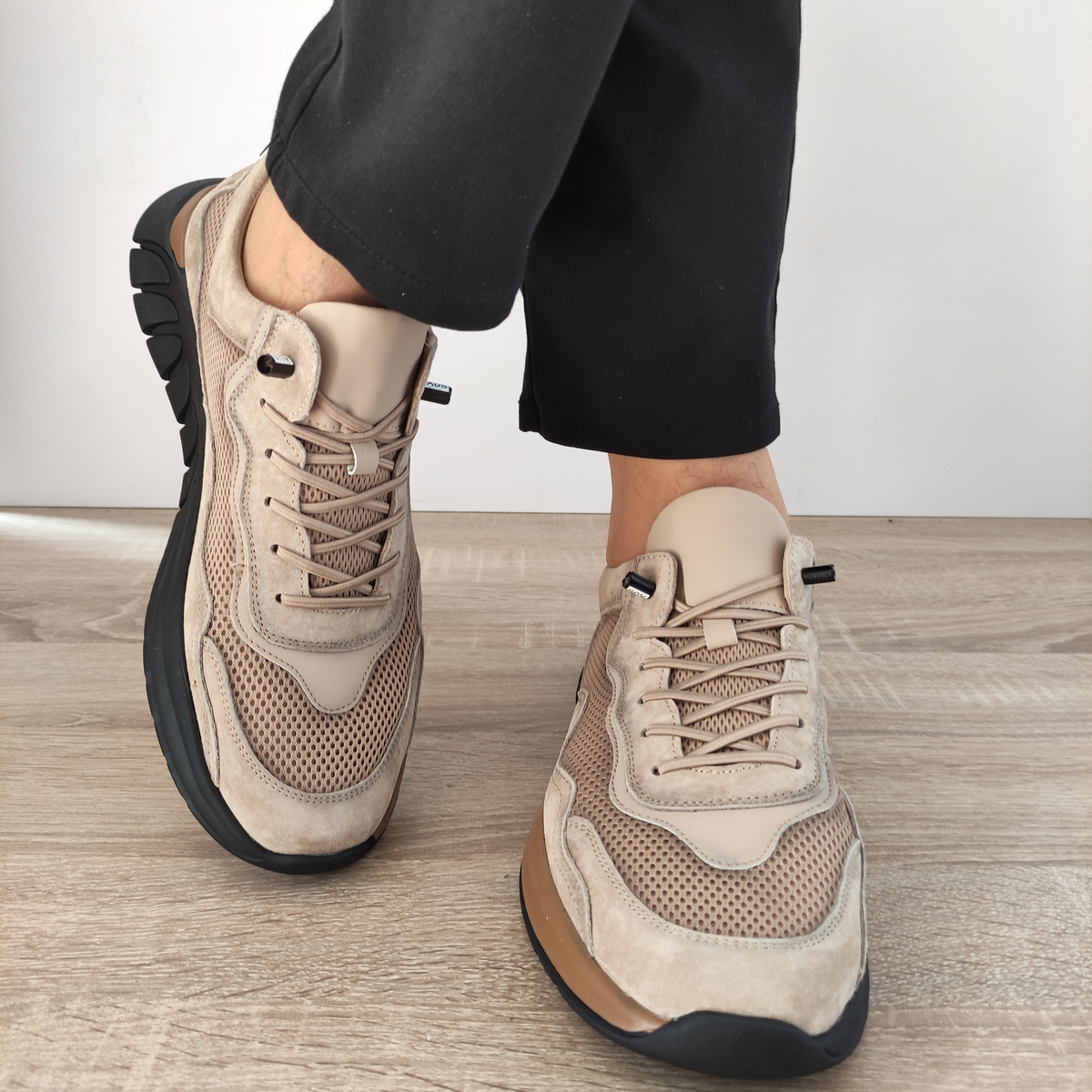 PANTOFI SPORT BARBATI MELS 82268 APRICOT - imagine 3