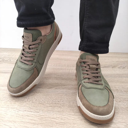 PANTOFI SPORT BARBATI RIEKER 17506-52 VERDE KAKI
