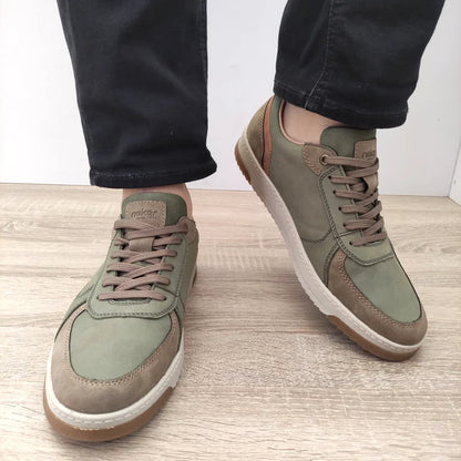 PANTOFI SPORT BARBATI RIEKER 17506-52 VERDE KAKI
