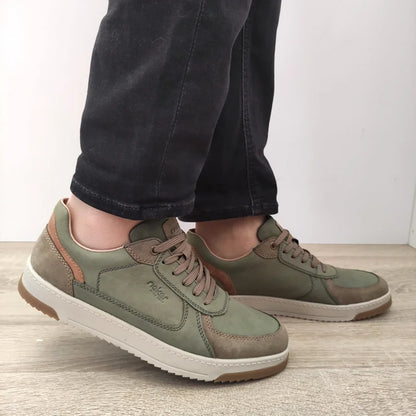 PANTOFI SPORT BARBATI RIEKER 17506-52 VERDE KAKI