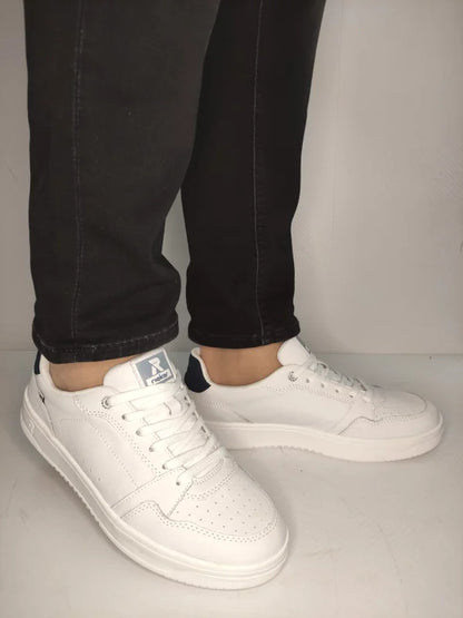 PANTOFI SPORT BARBATI RIEKER U1902-80 ALBI