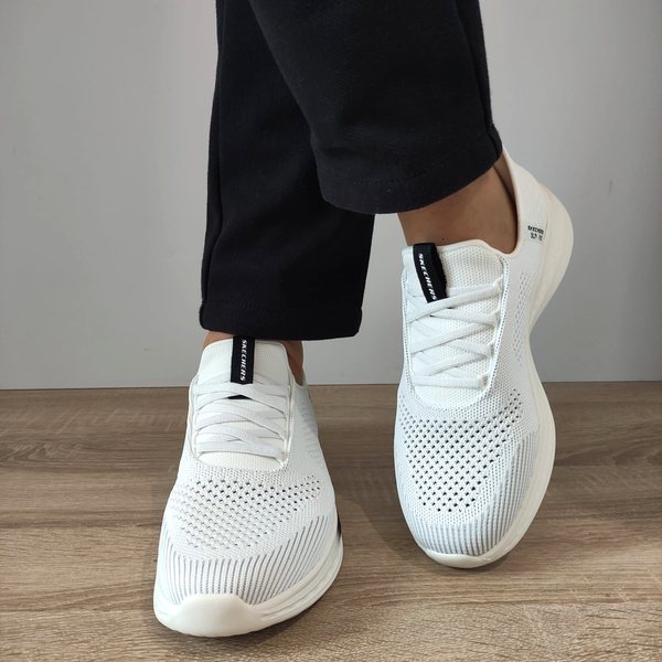 PANTOFI SPORT BARBATI SKECHERS 210810 WHT - imagine 3