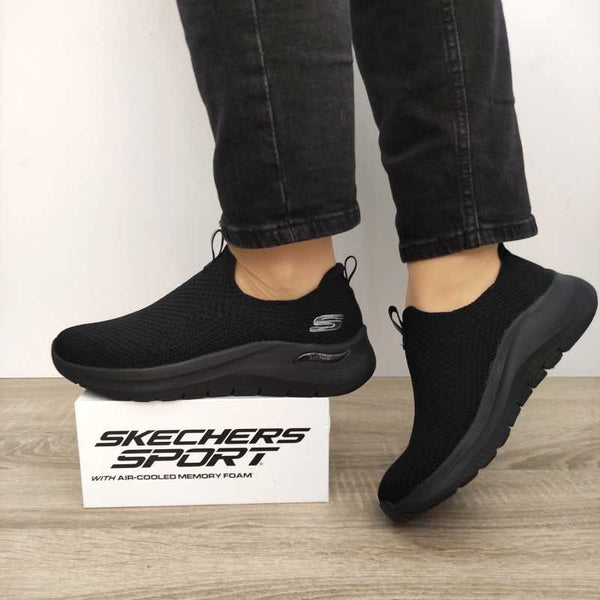 PANTOFI SPORT DAMA SKECHERS 150055 BBK - imagine 2