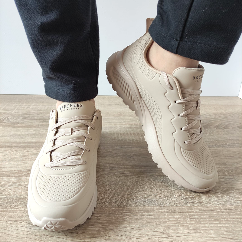 PANTOFI SPORT BARBATI SKECHERS 183120 TAN - imagine 4