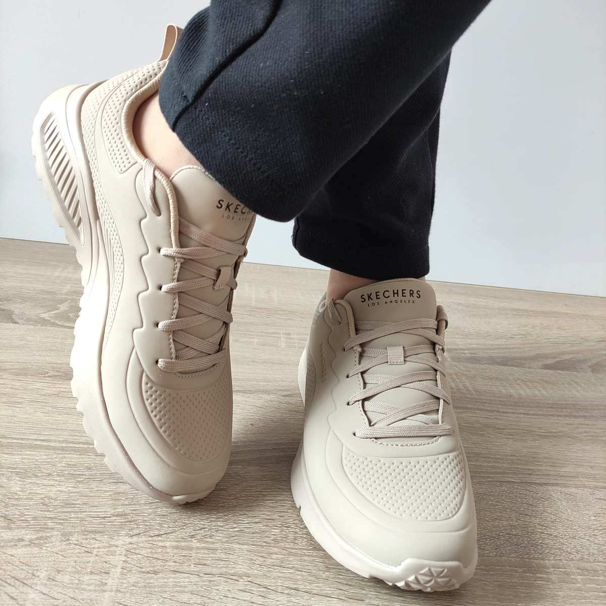PANTOFI SPORT BARBATI SKECHERS 183120 TAN - imagine 6