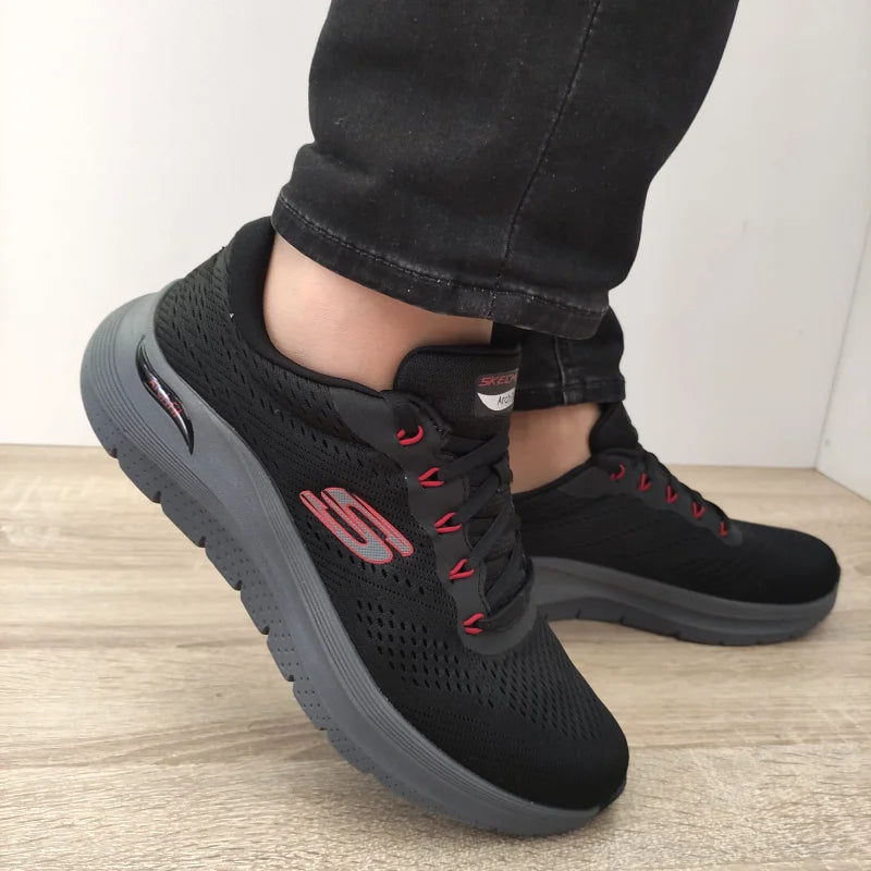 PANTOFI SPORT BARBATI SKECHERS 232700 BKRD - imagine 5