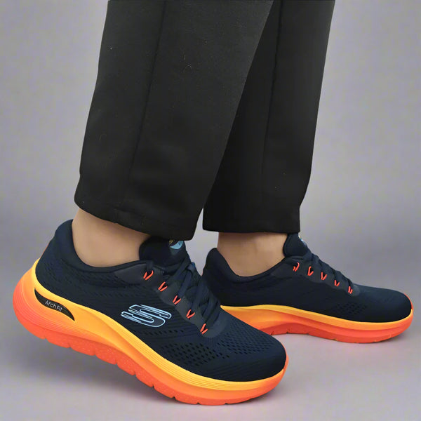 PANTOFI SPORT BARBATI SKECHERS 232700 NVMT - imagine 2
