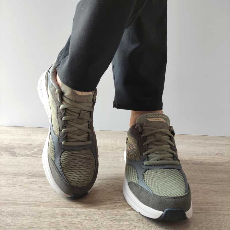 PANTOFI SPORT BARBATI SKECHERS 232702 OLV - imagine 6