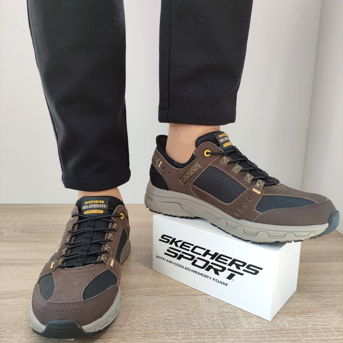 PANTOFI SPORT BARBATI SKECHERS 237450 BRBK - imagine 6