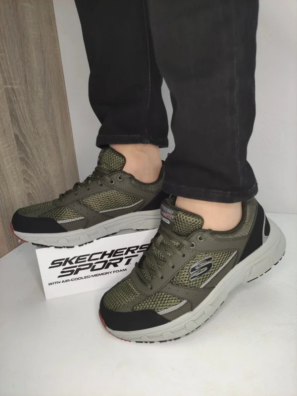 PANTOFI SPORT BARBATI SKECHERS 51898 OLBK - imagine 6