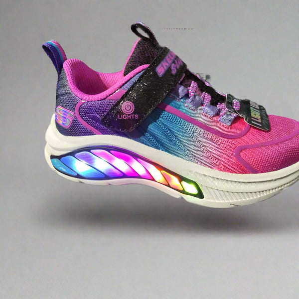 PANTOFI SPORT COPII SKECHERS 303721 BKMT - imagine 2